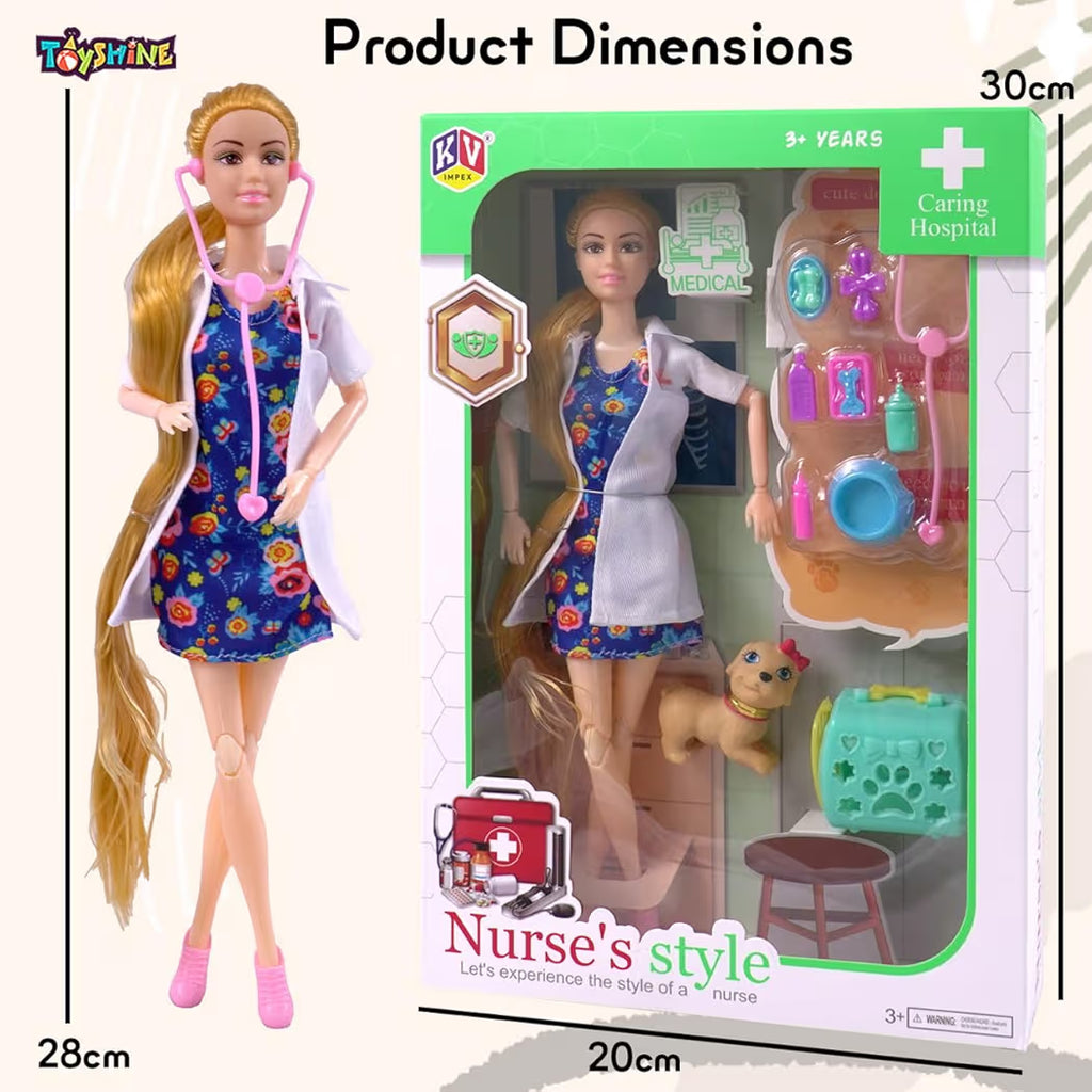 Nurse Doll Set – Care, Play & cute