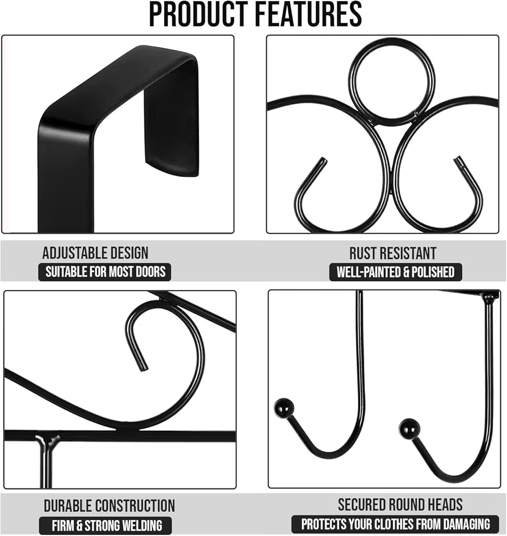 Over The Door Hook Hanger Smart Storage Without Drilling