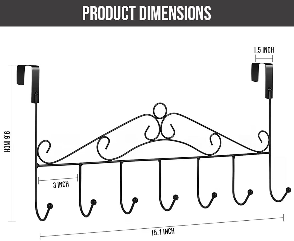 Over The Door Hook Hanger Smart Storage Without Drilling