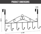 Over The Door Hook Hanger Smart Storage Without Drilling