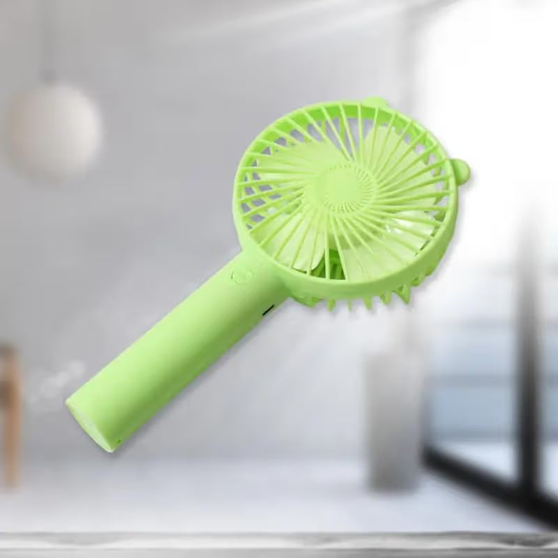 Portable Classic Hand Fan Table Fan 3 Speed Personal Desk Fan