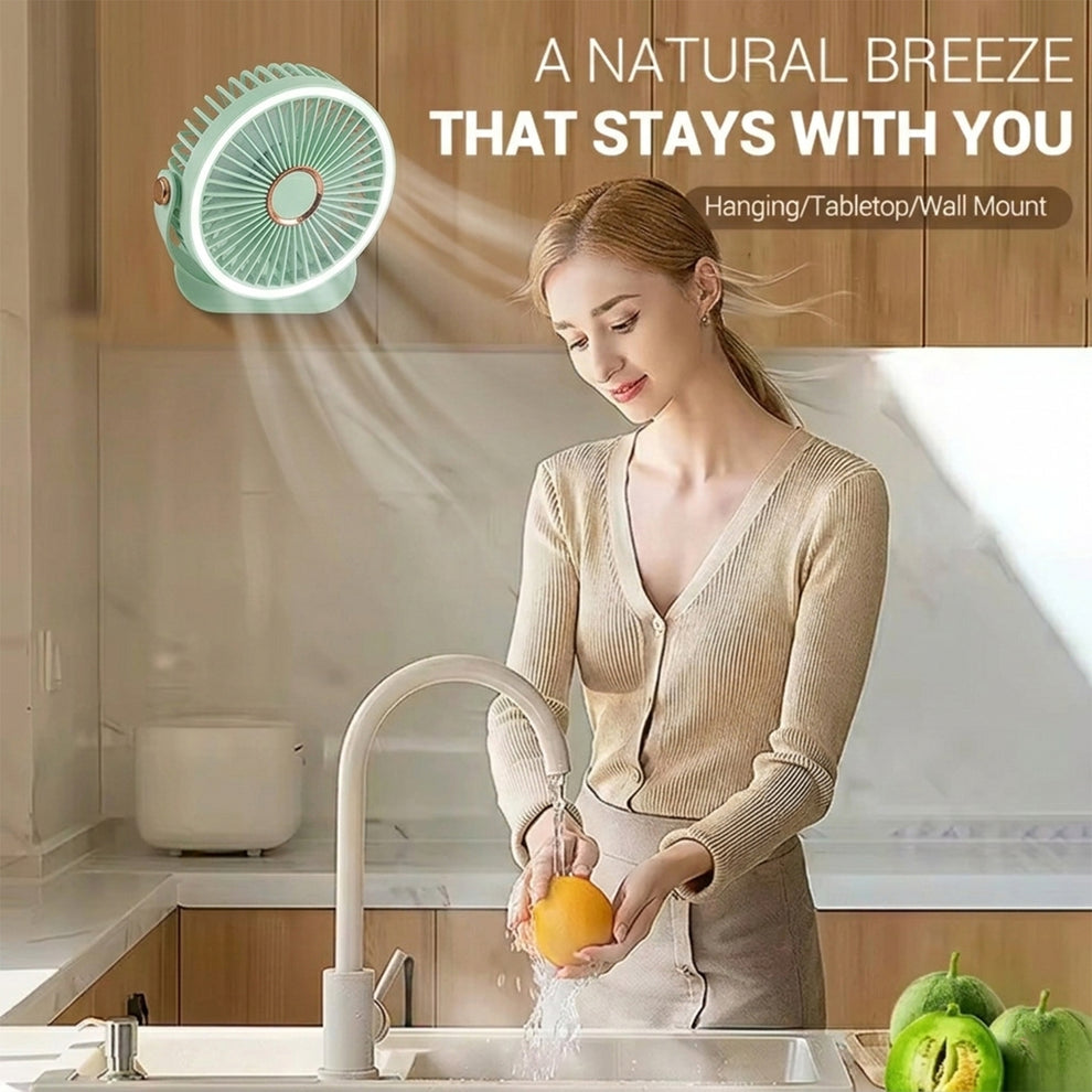 Portable Rechargeable Table Fan – Cool Breeze Anywhere