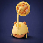 Cute Kids Desk Fan – Pen Stand, Sharpener & Night Lamp in One