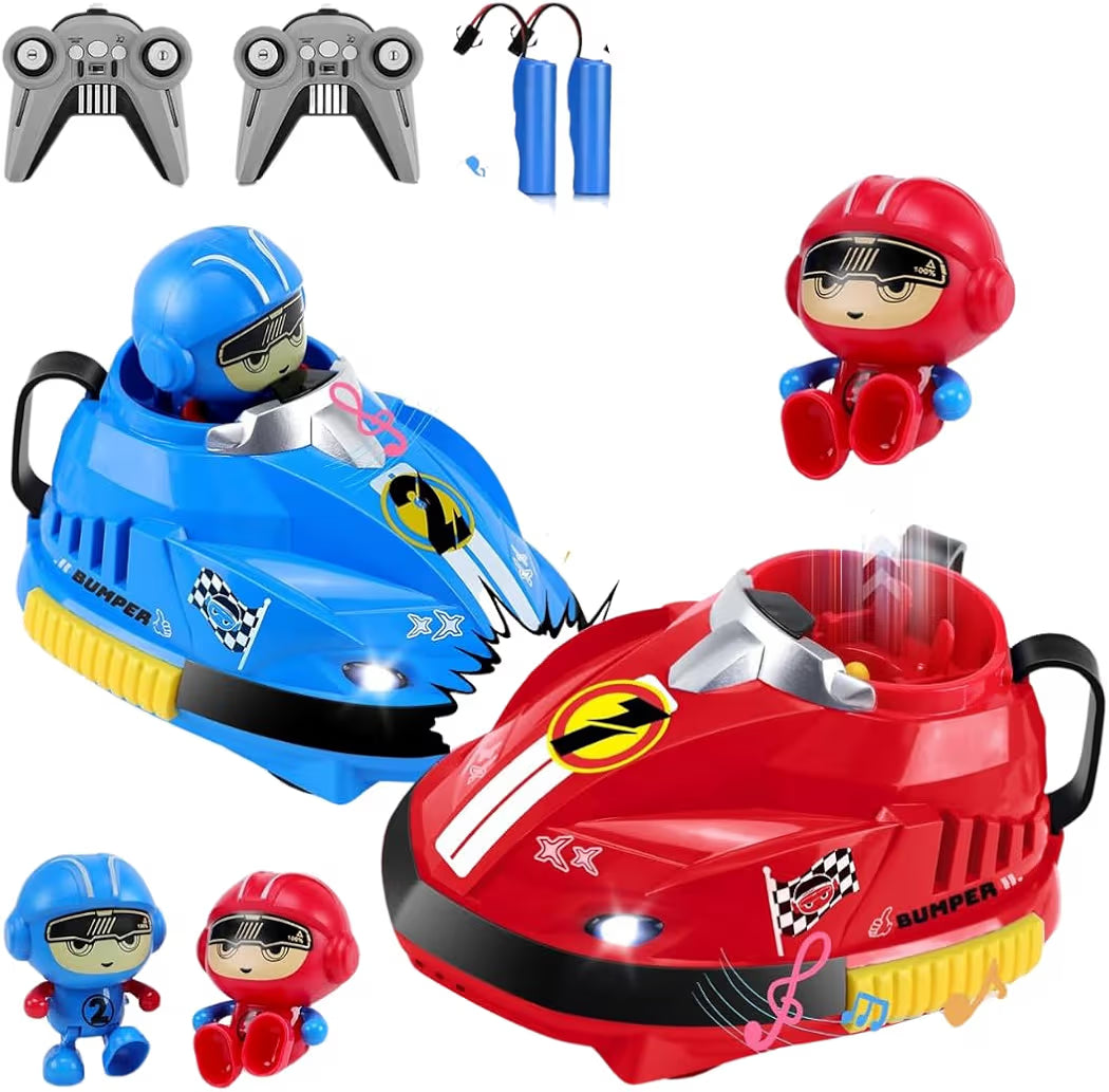 RC Bumper Cars Battle Set Crash Eject &amp Win the Game!
