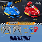 RC Bumper Cars Battle Set Crash Eject &amp Win the Game!