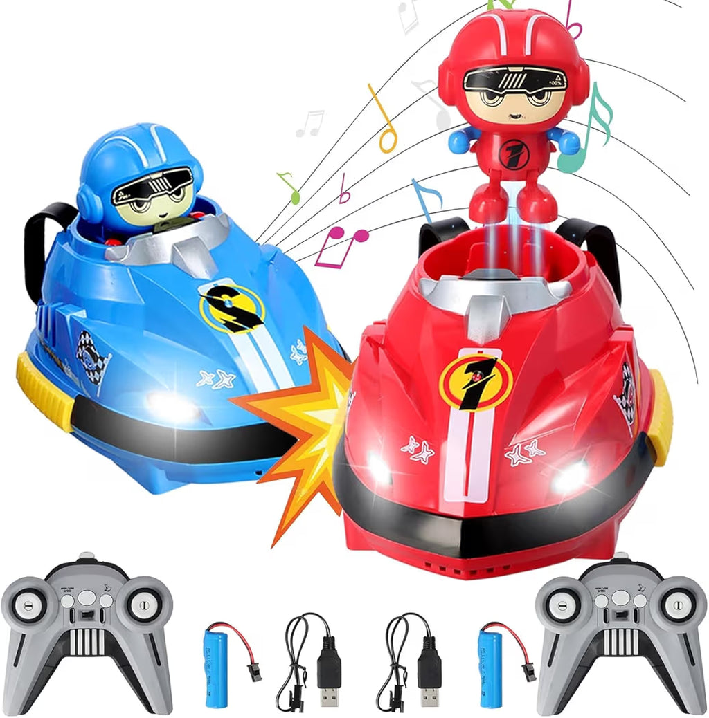 RC Bumper Cars Battle Set Crash Eject &amp Win the Game!