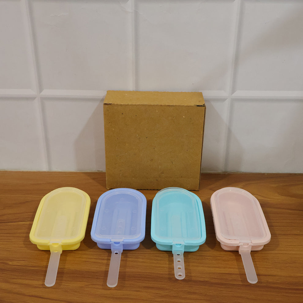 Premium Silicone Popsicle Mold Set – Make Yummy Ice Cream at Home