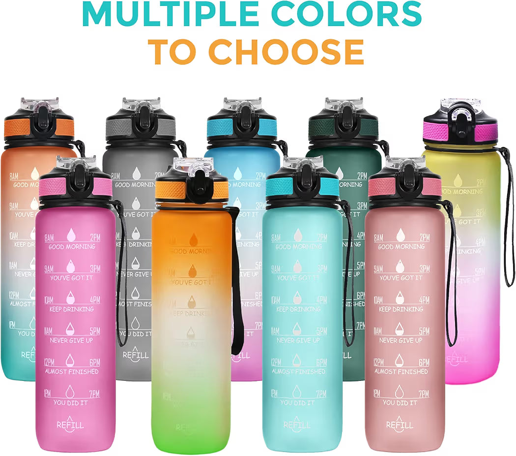 Sipper Water Bottle for adults 1 Litre Leakproof