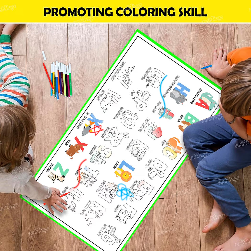 Toyz DIY Coloring Mat for Kids Art and Craft