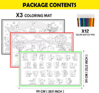 Toyz DIY Coloring Mat for Kids Art and Craft