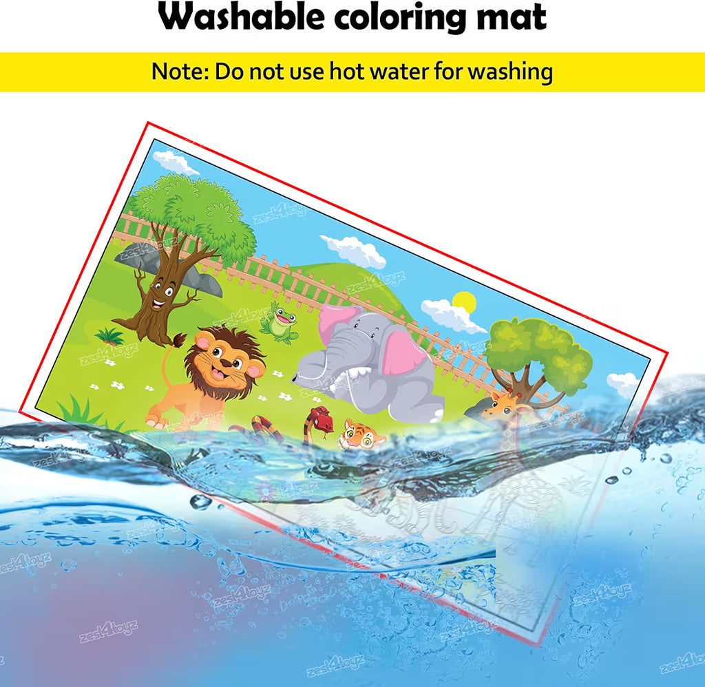 Toyz DIY Coloring Mat for Kids Art and Craft