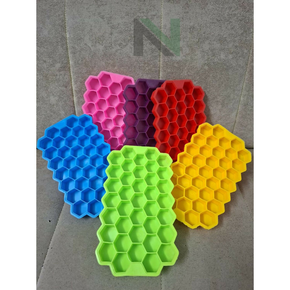 Multi-Color Honey Ice Tray – Fun & Easy Ice Making (Pack of 3)