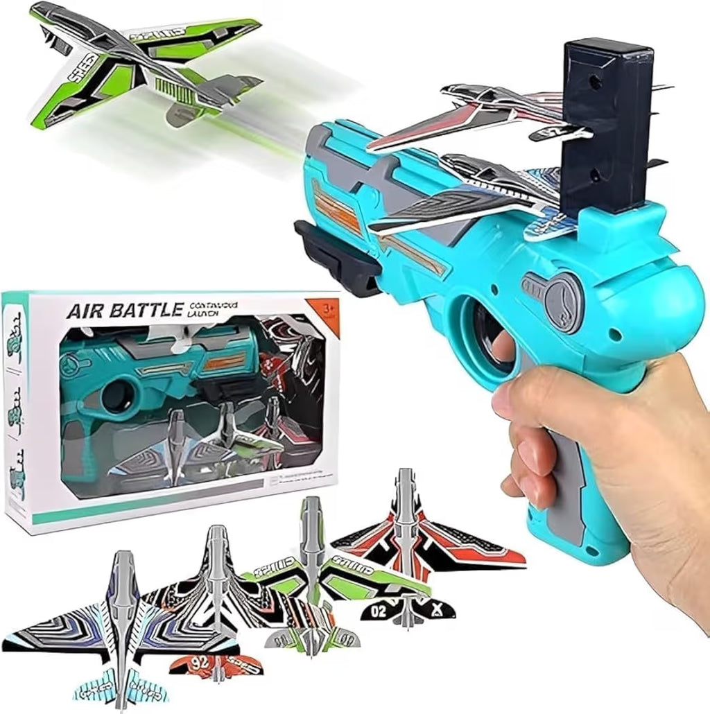 Airplane Launcher Toy – Shoot, Fly Enjoy High-Speed Fun
