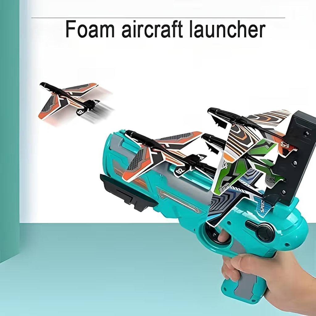 Airplane Launcher Toy – Shoot, Fly Enjoy High-Speed Fun