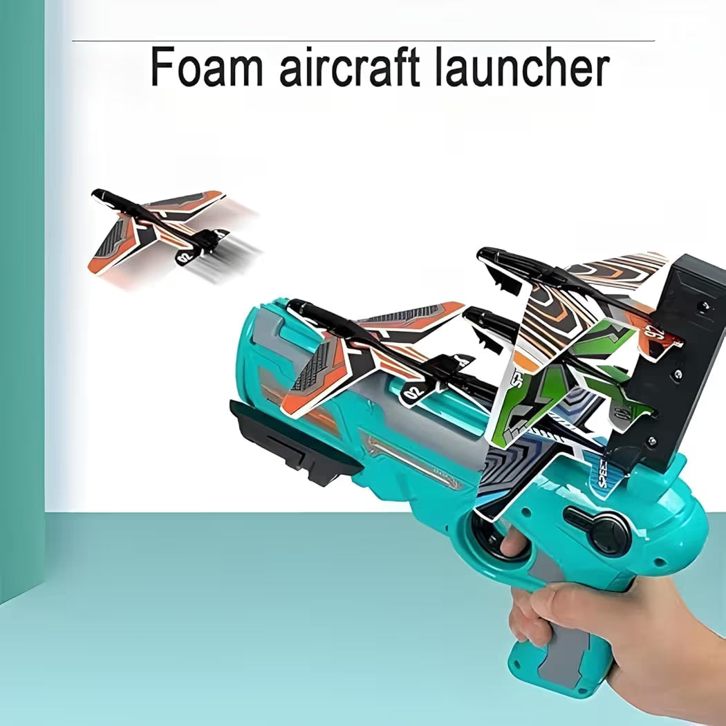 Airplane Launcher Toy – Shoot, Fly Enjoy High-Speed Fun