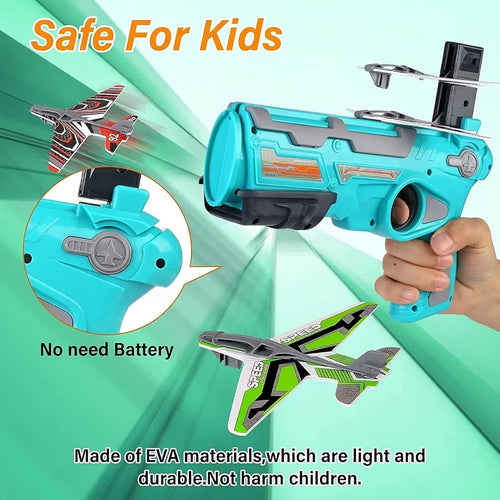 Airplane Launcher Toy – Shoot, Fly Enjoy High-Speed Fun