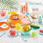 Storio Toys Kitchen Set for Kids Girls Big Cooking Set Light and Sound Pretend