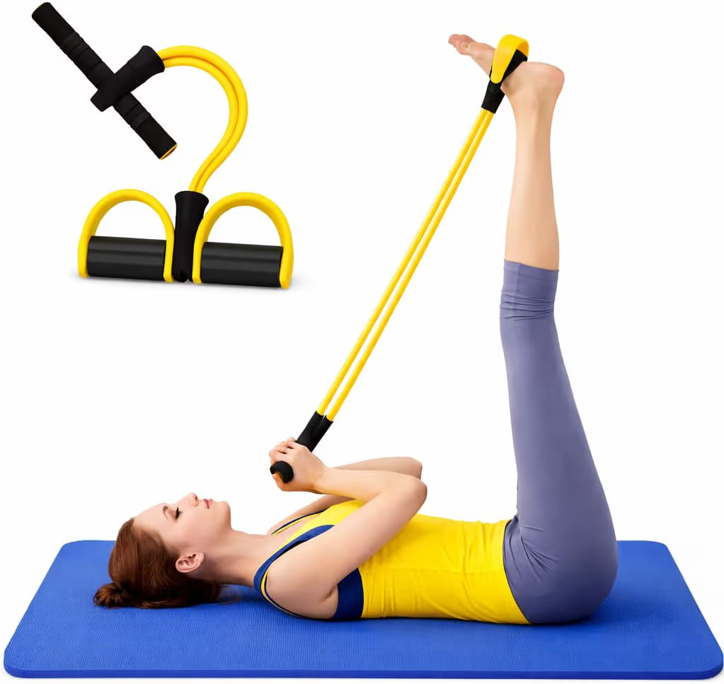 Yoga Pedal Puller Resistance Band-4 Pull Reducer Tummy Training Foot
