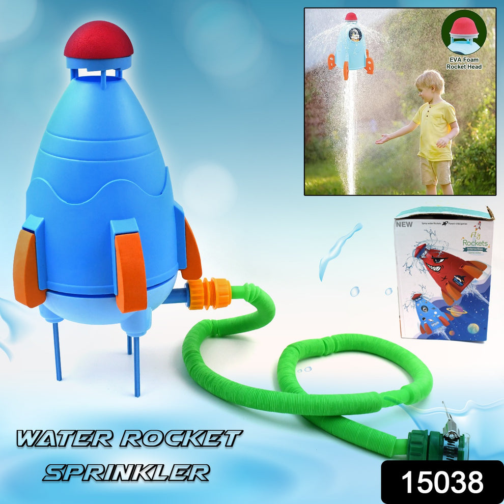 Sprinkler Rocket Launcher Summer Toy for Kids (1 Set)
