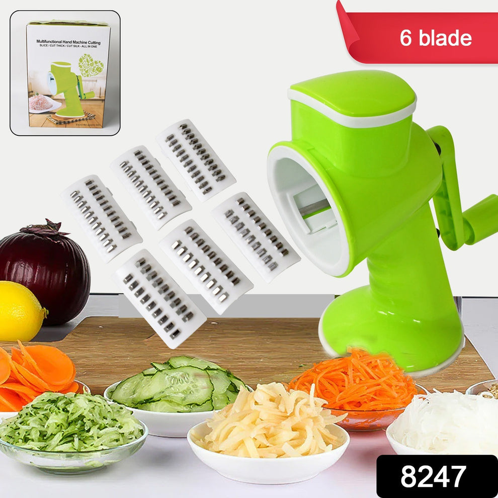 6-in-1 Multi Functional Vegetable Cutter & Slicer Machine