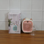 Portable Mini Air Cooler Fan – Cool Air + Mist Spray Relief