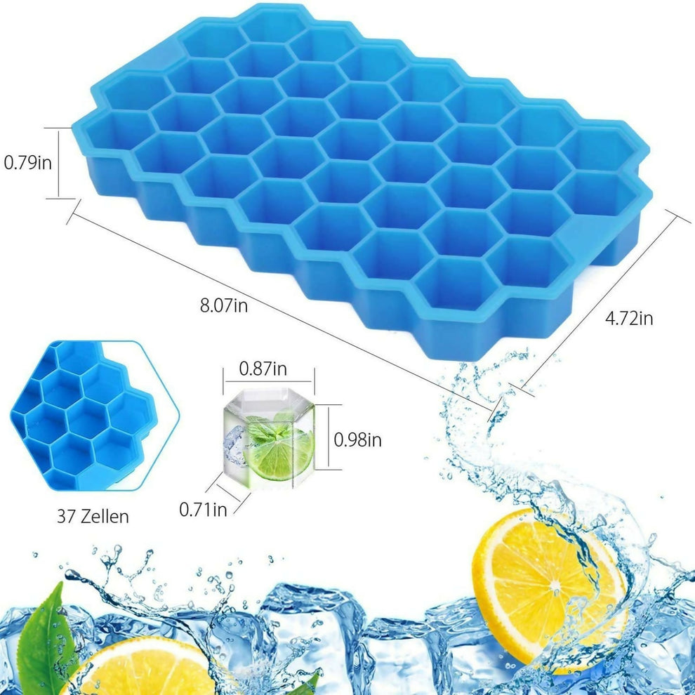 Multi-Color Honey Ice Tray – Fun & Easy Ice Making (Pack of 3)
