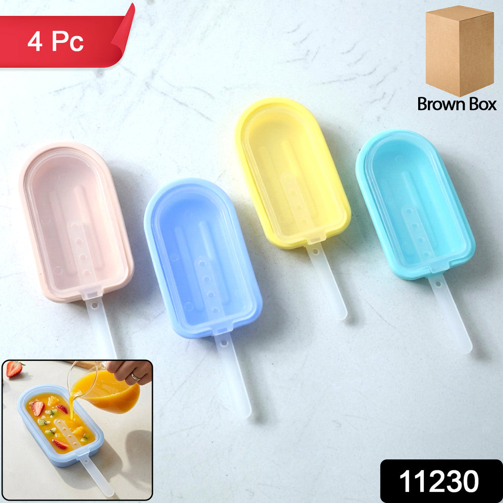 Premium Silicone Popsicle Mold Set – Make Yummy Ice Cream at Home