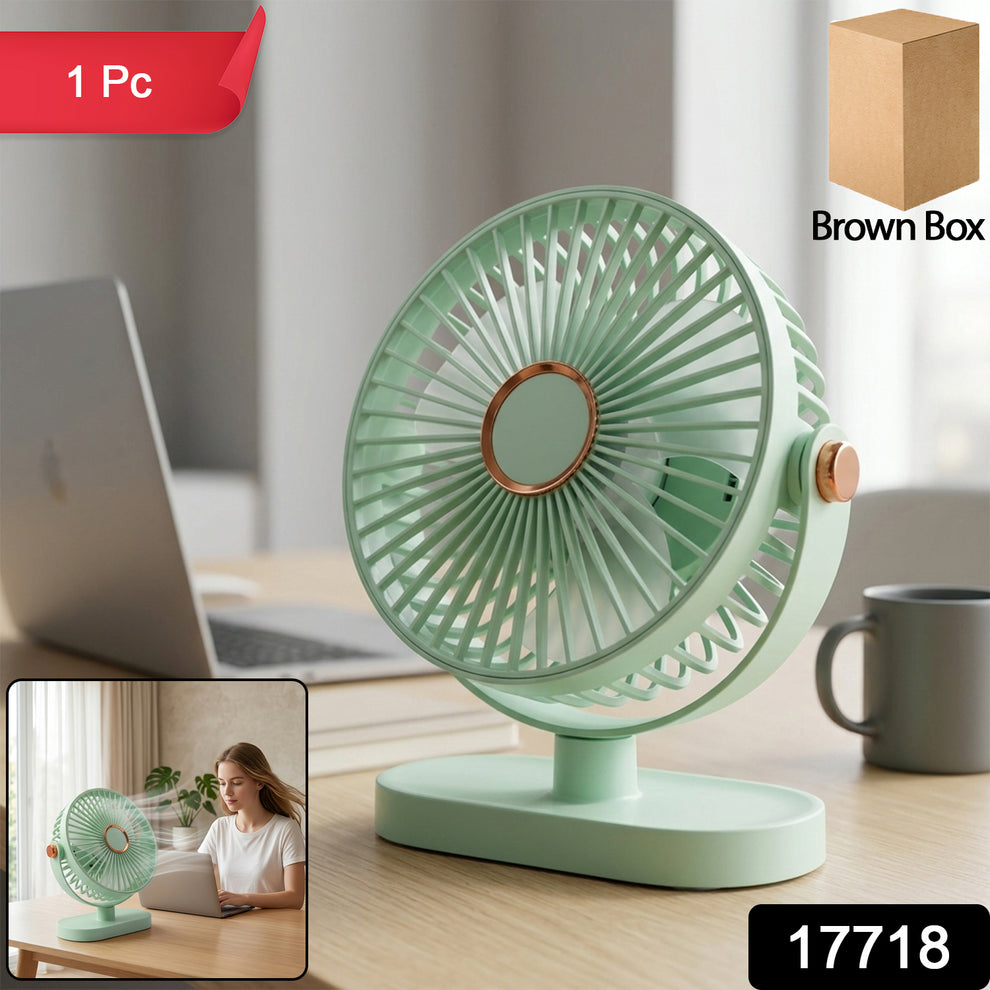 Portable Rechargeable Table Fan – Cool Breeze Anywhere
